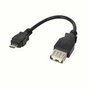 Cabo Adaptador Micro USB B Macho 2.0 para USB A Fêmea 2.0